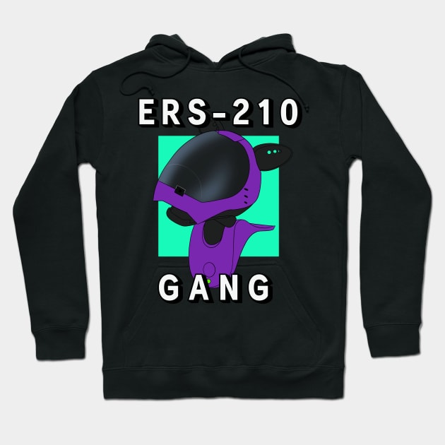 Aibo ERS-210 Gang Sapphire Violet Hoodie by yourfriendlyneighborhoodspork